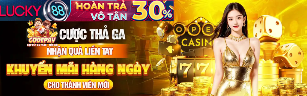 Banner quảng cáo 555winpg - Khuyến mãi may mắn